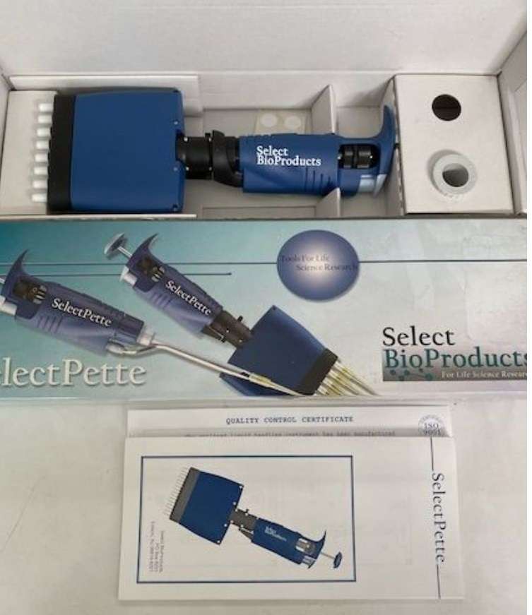 Multichannel Micropipette, 8 Channels, Gilson Tip, 50-300 ul