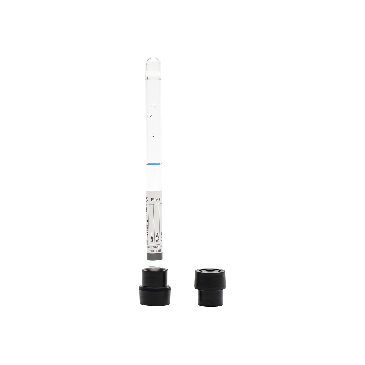 لوله خون گیری 1.28 میلی لیتر ESR وکیوم - Vacuum Blood Collection Tube , Slender ESR Tube , PET, 1.28 ml - Shondong Chengwu - مصرفی - نمونه گیری - نوآوران طب بین الملل